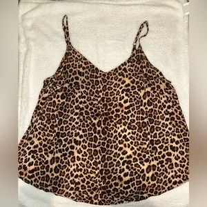 Torrid Leopard Cami Animal Print Tank Cami Adjustable Straps